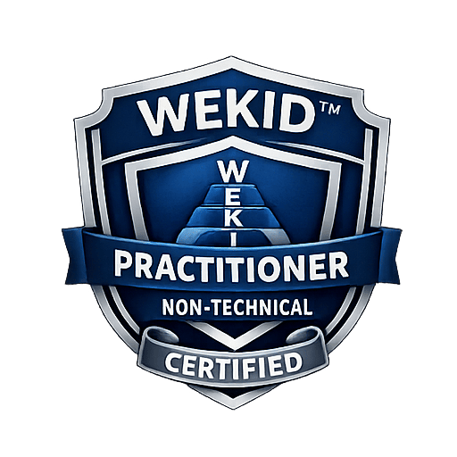 WEKID Practitioner Non-Technical badge